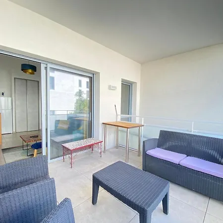 T2 Cosy Grande Terrasse Parking *