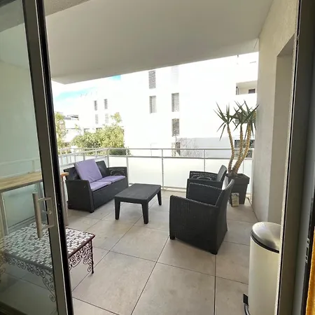 T2 Cosy Grande Terrasse Parking *